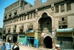 Main facade of the Wikala of Sultan Qaytbay.