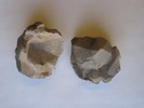 Capped quartz showing crystal faces.