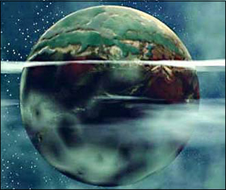 An artist's rendering of an Earth-Like planet demonstration planetary formation.