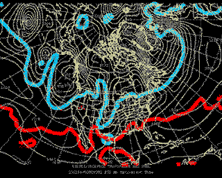 Blizzard of 2003 tropopause analysis.