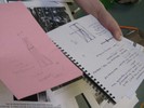 Photo of the similarity between a student's lab book drawing and a drawing in Kepler's book.
