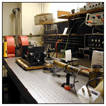 A scanning Fabry-Perot interferometer.
