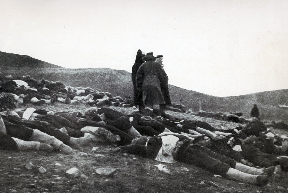 The Price of Victory - Part of the Japanese Dead Lying on the 203-meter Hill page 233, A Photographic Record of the Russo-Japanese War, Edited by James H. Hare 1905, PF Collier & Son, New York