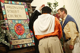 Same-sex couple married in Boston (May 20, 2004).