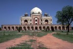 Photo of the Facade of the tomb of Humayun.