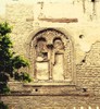 A double-arched window