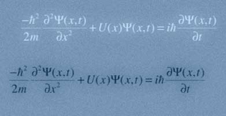 Time dependent Schrodinger equation for one spatial dimension.